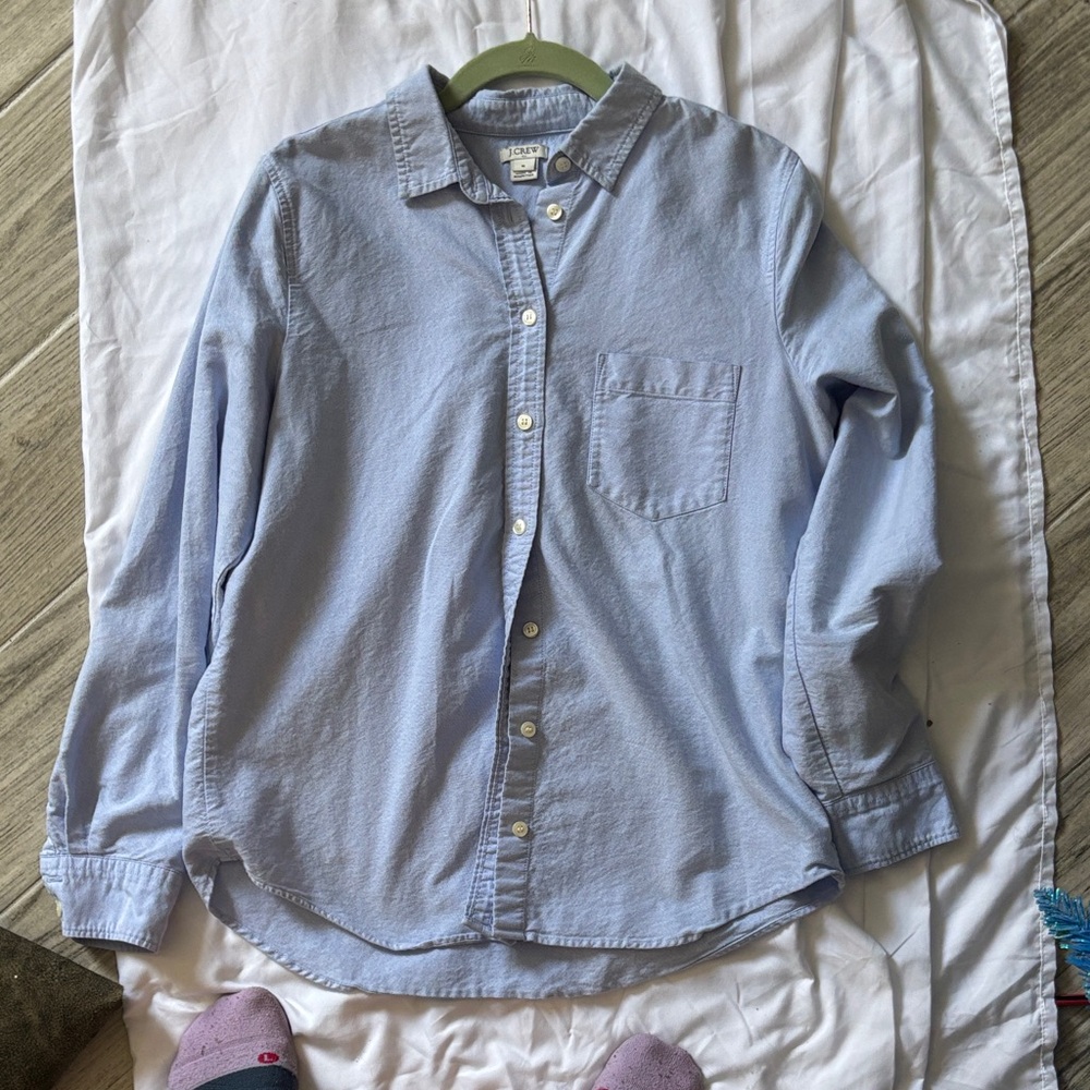 J. Crew Sky Blue Button Down Shirt